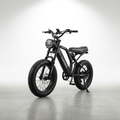 Electric Dirt Bike Built for Adventure, 1500W Peak Power, 75-Mile Range, 20-Inch Fat Tires