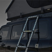 Roof Top Tent Hardshell Rooftop Tent for Van SUV Truck Car Overland Tent Camping for 2-3 Person with Ladder