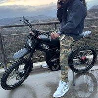 Electric Dirt Bike Built for Off-Road Adventure, 2000W Motor, Dual Batteries, Advanced Suspension