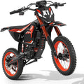 Electric Dirt Bike for Teens Adults, 4500W Peak Ebike, 60V 28.8Ah with 50MPH & 60Miles Electric Mountain Bikes, 14"/12" Off-Road Fat Tire E-Bike, Dual Hydraulic Brakes, Full Suspension, UL2849 by SGS