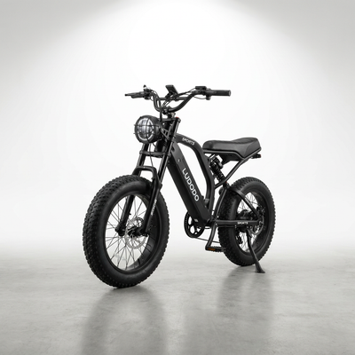 Electric Dirt Bike Built for Adventure, 1500W Peak Power, 75-Mile Range, 20-Inch Fat Tires