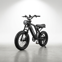 Electric Bike for Adults,1500W Peak,35Mph,48V 816Wh Battery,Max 75Miles Electric Motorcycle,20'' Fat Tire Dirt Bike,7-Speed Bike — Studio Shot