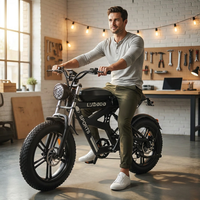 Electric Bike for Adults,1500W Peak,35Mph,48V 816Wh Battery,Max 75Miles Electric Motorcycle,20'' Fat Tire Dirt Bike,7-Speed Bike — Lifestyle