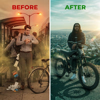 Electric Dirt Bike – GT73 High-Performance Off-Road Bike for Adventure Seekers — Before & After