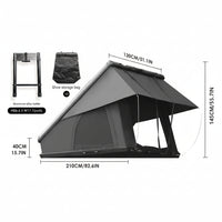 Rooftop Tent Built for Overlanding Adventures, Hardshell Design, Sleeps 2-3, Quick Setup
